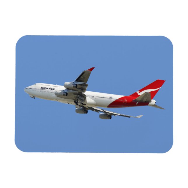 Magnet Flexible Quantas Airlines Australie (Horizontal)