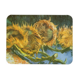 Magnet Flexible Quatre tournesols coupés par Vincent van Gogh, Bea