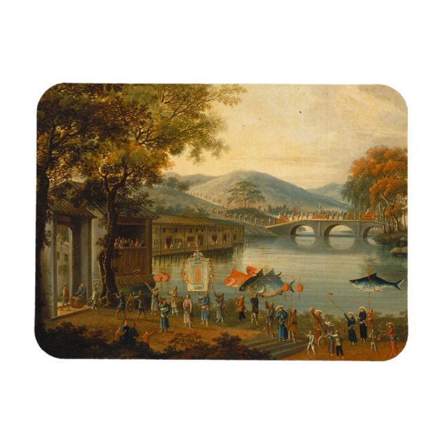 Magnet Flexible Queen Henrietta Maria with sir Jeffrey Hudson, (Horizontal)