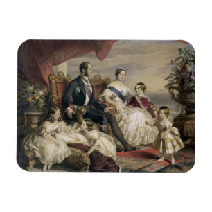 Magnet Flexible Queen Victoria (1819-1901) et Prince Albert (1819)