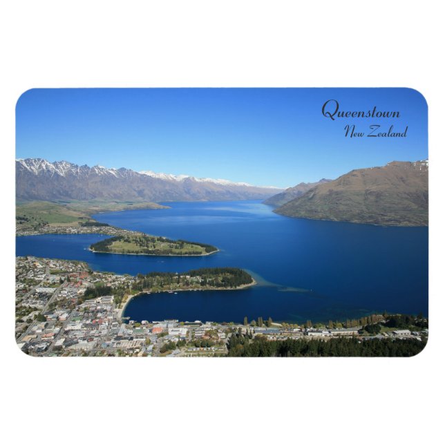 Magnet Flexible Queenstown de Bob's Peak, Nouvelle-Zélande - Magne (Horizontal)