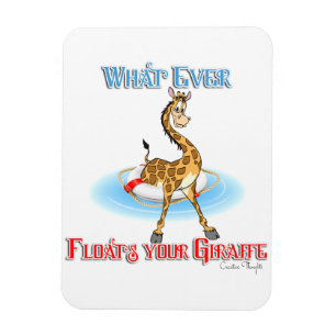 Magnet Flexible Quel Que Soit Ce Qui Flotte Votre Giraffe
