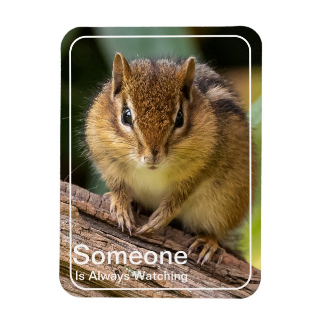 Magnet Flexible Quelqu'un regarde un tamia (Vertical)
