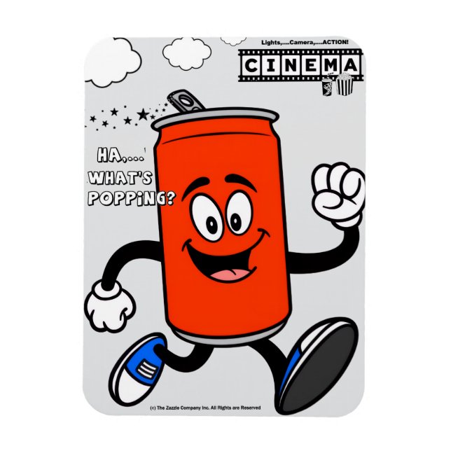 Magnet Flexible Qu'est-ce que Popping ? Soda Can Buddy (Vertical)