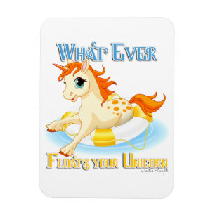 Magnet Flexible Quoi qu'il flotte votre licorne