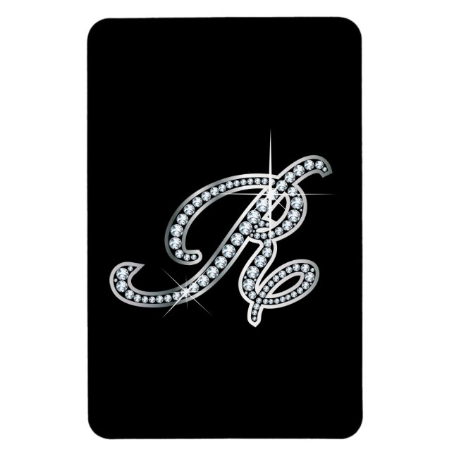 Magnet Flexible R script "Diamond Bling" (Vertical)