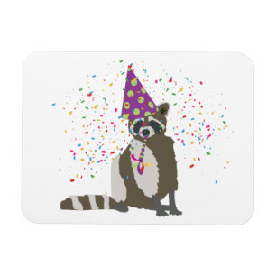 Magnet Flexible Raccoon - Animaux ayant une fête