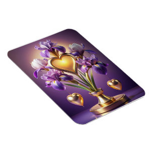 Magnet Flexible Radiant Iris Blossom Render 3D par Neskie D