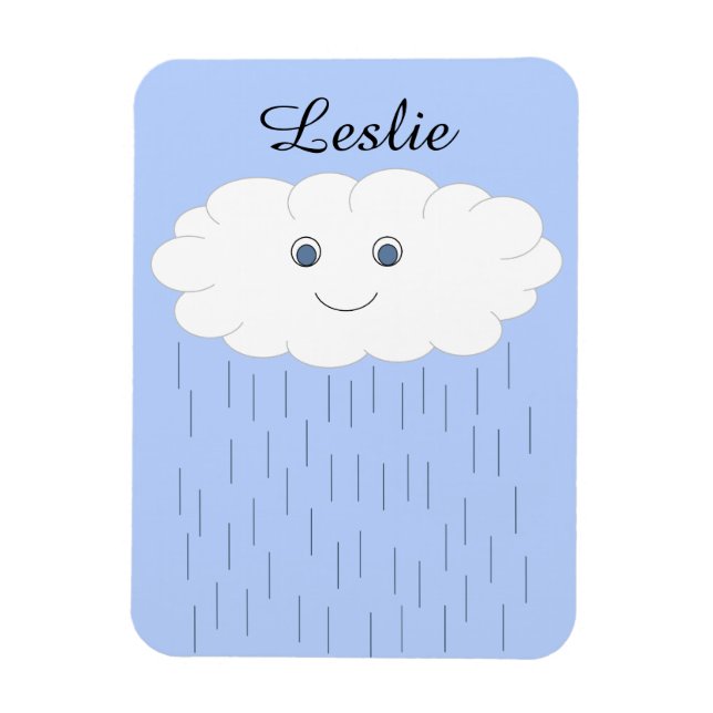 Magnet Flexible Rain Cloud sourit : (Vertical)