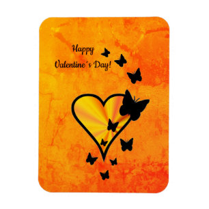 Magnet Flexible Rainbow heart and Butterfly