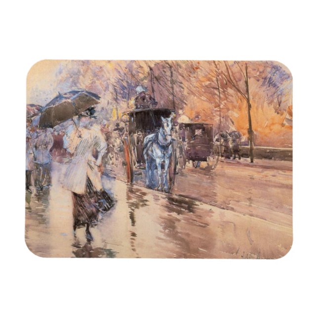 Magnet Flexible Rainy Day sur Fifth Avenue (New York City) (Horizontal)