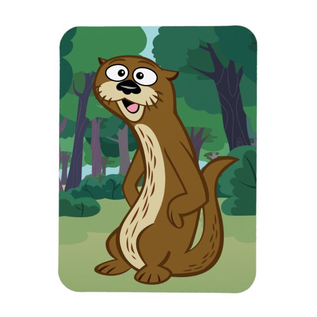 Magnet Flexible Ranger Rick | Reggie Otter (Vertical)