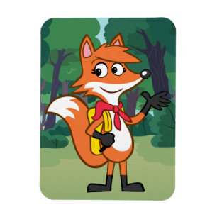 Magnet Flexible Ranger Rick Scarlett Fox Waving