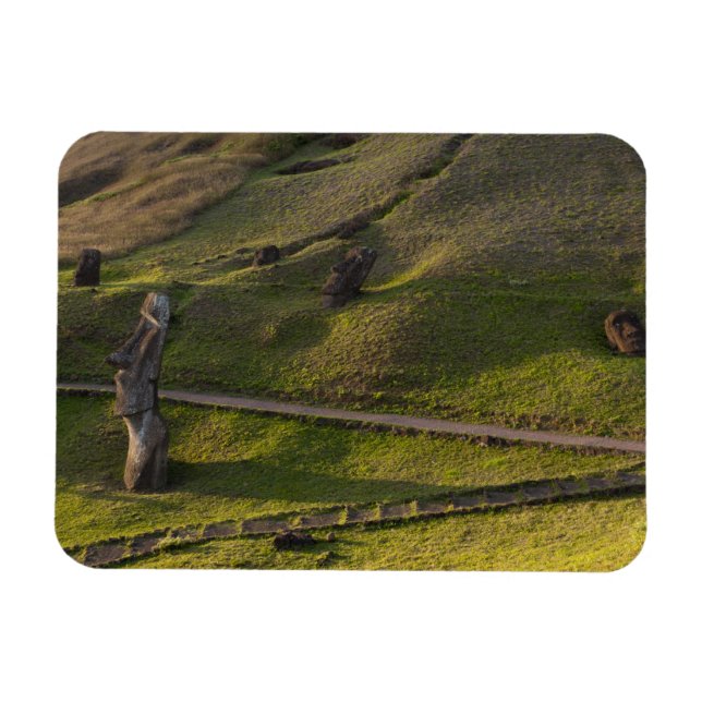 Magnet Flexible Rano Raraku, Rapa Nui, Île de Pâques, Chili (Horizontal)