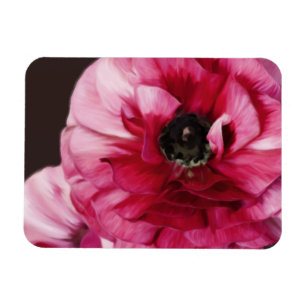 Magnet Flexible Ranunculus rouge
