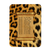 Rappel d'anniversaire de la famille magnétique - P