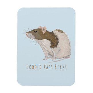 Magnet Flexible Rats à capuchon Rocher Agouti Rat à capuchon