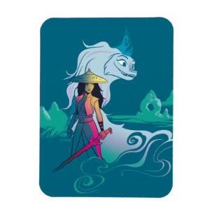 Magnet Flexible Raya et l'Dernier Pop de couleurs du dragon