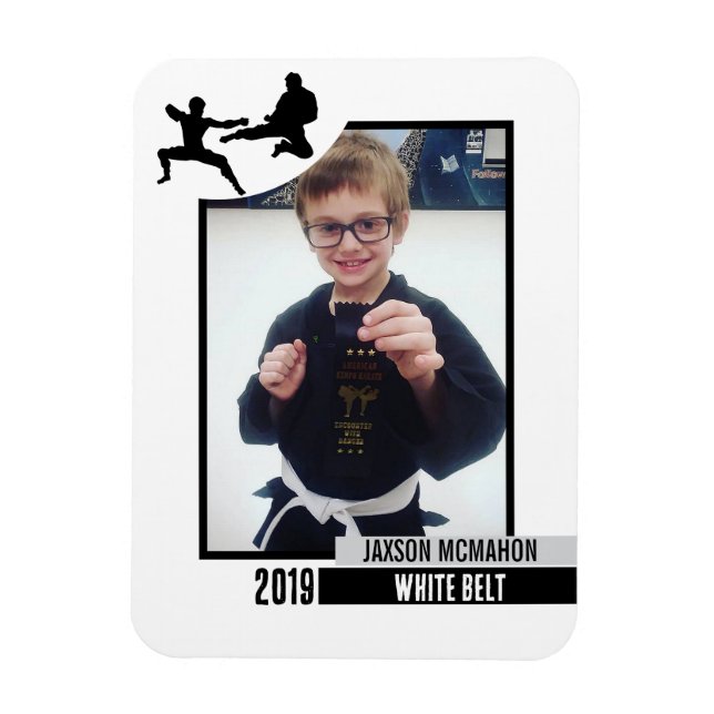 Magnet Flexible Réalisation de la ceinture Karate Aimant photo fle (Vertical)