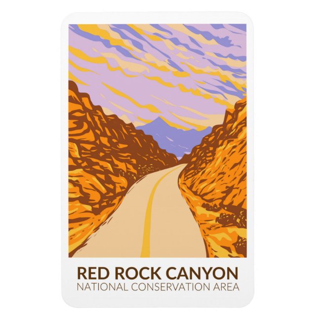 Magnet Flexible Red Rock Canyon National Conservation Area Road (Vertical)