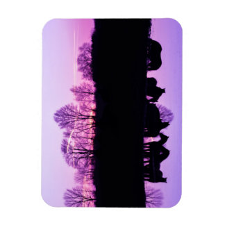 Magnet Flexible Réflexions de la fraternité au coucher du soleil