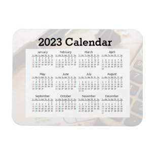 Magnet Flexible Réfrigérateur Calendrier 2023