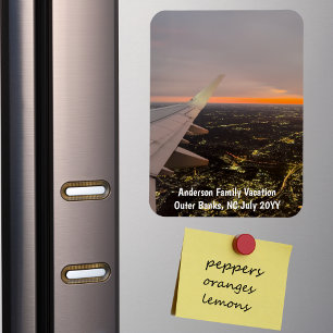 Magnet Flexible Réfrigérateur de photo de vacances familiales pers