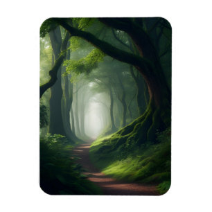 Magnet Flexible Réfrigérateur Enchanted Forest Woods Walking Path