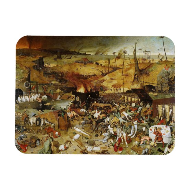 Magnet Flexible Réfrigérateur magnétique Le triomphe de la mort Br (Horizontal)