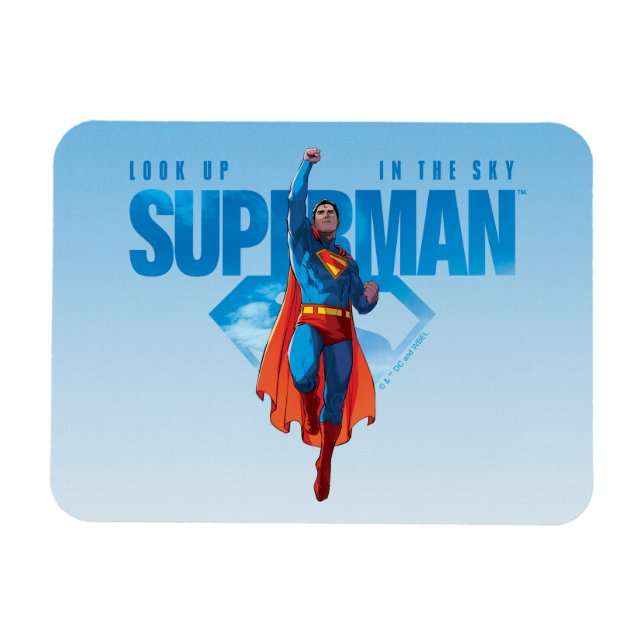 Magnet Flexible Regarde ça, Superman (Horizontal)