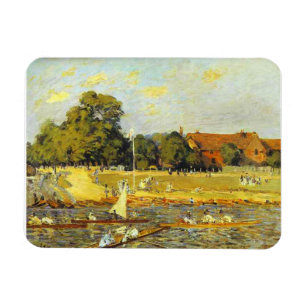Magnet Flexible Regatta at Hampton Court Alfred Sisley Poster