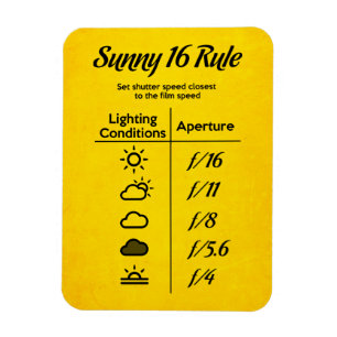 Magnet Flexible Règle Sunny 16