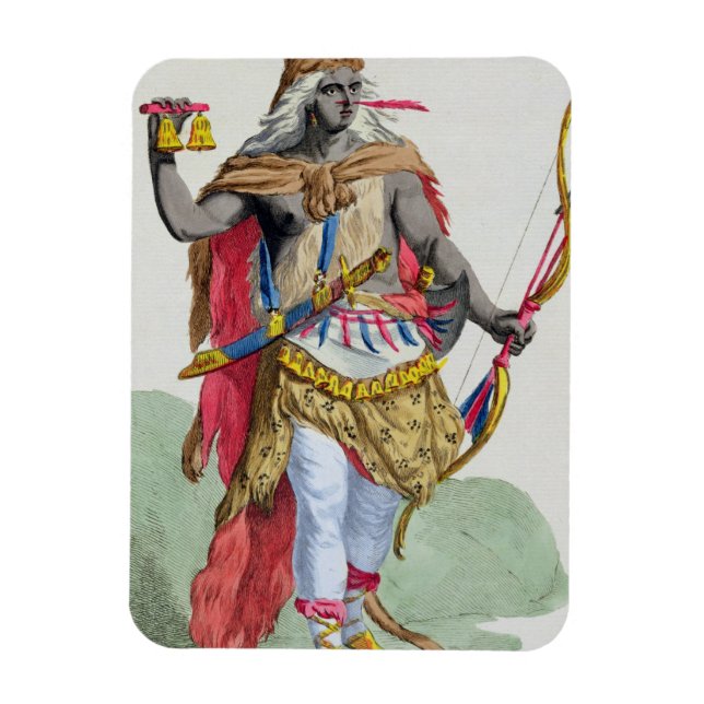 Magnet Flexible Reine Anna Nzinga (1583-1663), de Receuil des E (Vertical)