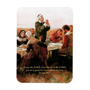 Magnet Flexible Remercie le Seigneur. Aimant cadeau d'art
