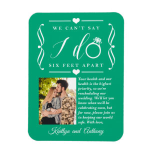Magnet Flexible Remise du Mariage de Six Pieds Horaire Changement