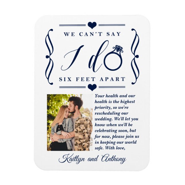 Magnet Flexible Remise du Mariage de Six Pieds Horaire Changement  (Vertical)