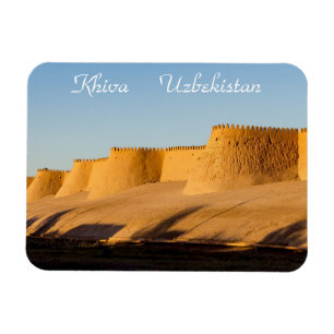 Magnet Flexible Rempart de la ville de Khiva - Ouzbékistan