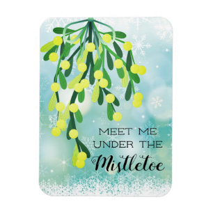 Magnet Flexible Rencontrez-moi sous le Mistletoe Country Noël