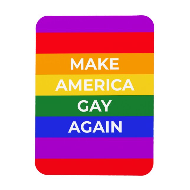 Magnet Flexible Rendre l'Amérique homosexuelle (Vertical)
