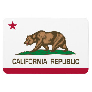 Magnet Flexible République de la Californie (drapeau d'état)