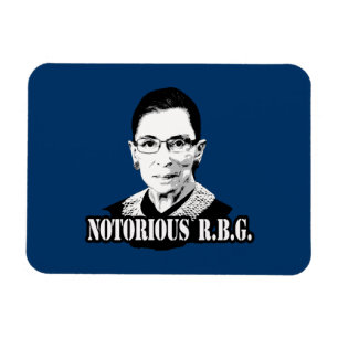 Magnet Flexible Réputé R.B.G. - Ruth Bader Ginsburg