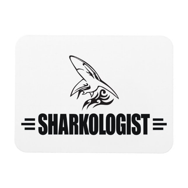Magnet Flexible Requin drôle (Horizontal)
