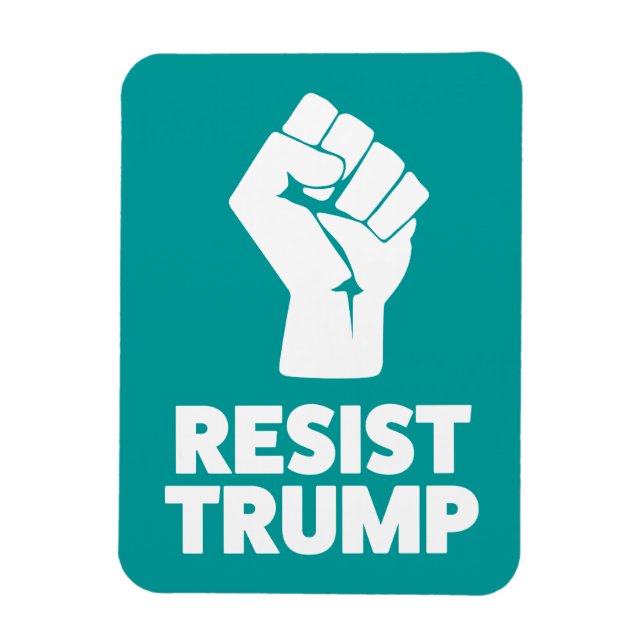 Magnet Flexible Résister À Trump Et À La Première Solidarité (Vertical)