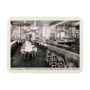 Magnet Flexible Restaurant chinois, New York City Carte postale Vi