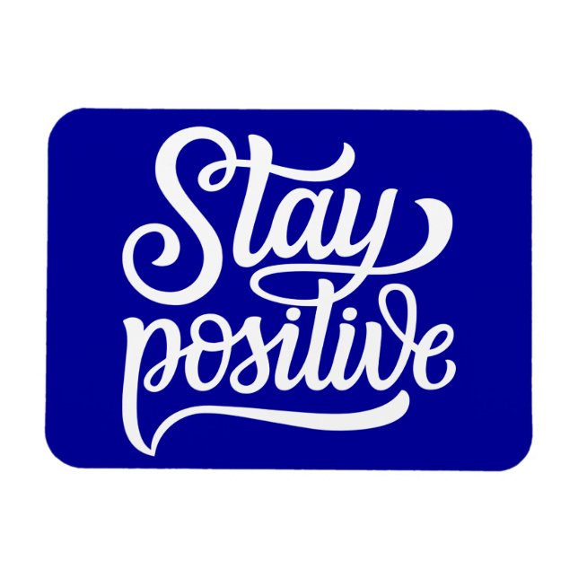 Magnet Flexible Restez bleu positif (Horizontal)