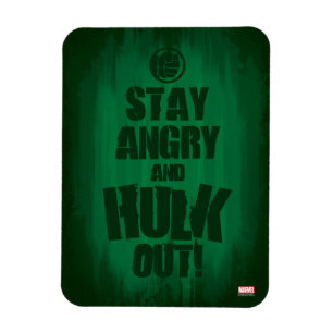 Magnet Flexible Restez En Colère Et Devenez Hulk