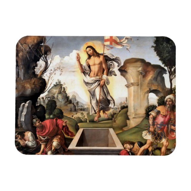 Magnet Flexible Résurrection du Christ (Horizontal)