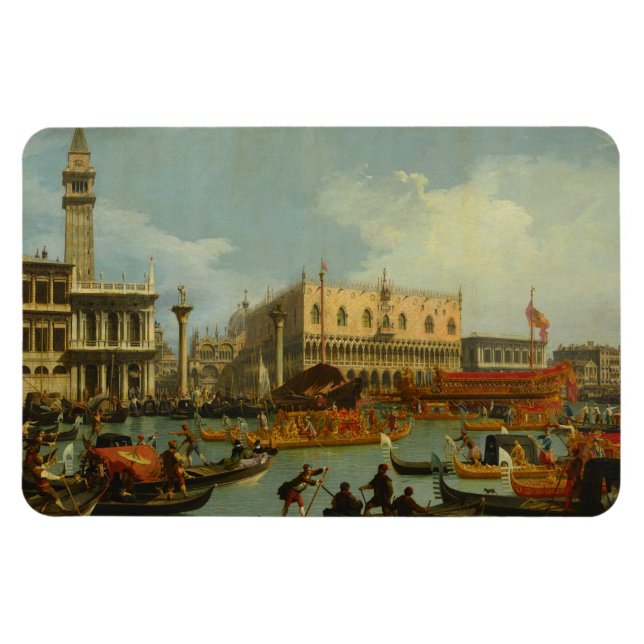 Magnet Flexible Retour de Bucentaur Palazzo Ducale Canaletto Fine (Horizontal)