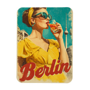 Magnet Flexible Rétro de Berlin les années 50