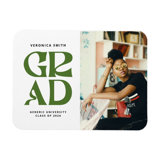 Magnet Flexible Rétro Grad Faire-part (Horizontal)